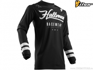 Bluza enduro / cross Hopetown (negru / alb) - Hallman
