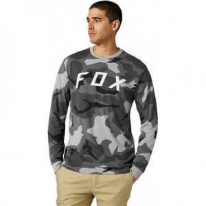 BNKR LS TECH TEE [BLK CAM]: Méret - XL