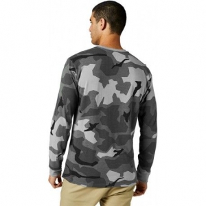 BNKR LS TECH TEE [BLK CAM]: Taglia - S