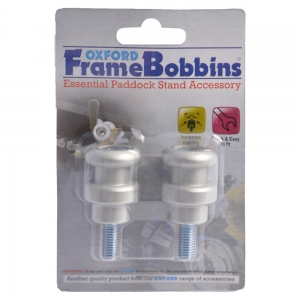 Bobine montare stander moto - M6 - filet 1.0 (Silver) - Oxford