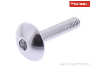 Bolt cap screw Pro Bolt M5 x 0.80 x 25 mm silver aluminum - JM
