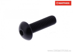 Bolt cap screw Pro Bolt M6 x 1.00 x 20 mm black aluminum - JM