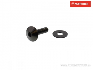 Bolt cap screw Pro Bolt M6 x 1.00 x 25 mm stainless steel A4 black - JM