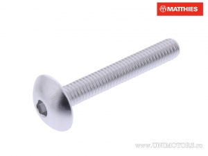 Bolt cap screw Pro Bolt M6 x 1.00 x 40 mm aluminum silver - JM