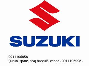 Bolt, hátsó, lengőkar, fedél - 0911106058 - Suzuki
