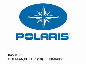 BOLT-PAN PHILLIPS(10) 93500-04 - 0450106 - Polaris