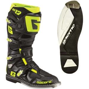 BOOTS GAENRE SG 12 BLACK-YELLOW: Méret - 45