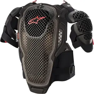 Borstbeschermer A-6 - Zwart, Rood, Antraciet - Volwassene - XL/2XL - 27011072