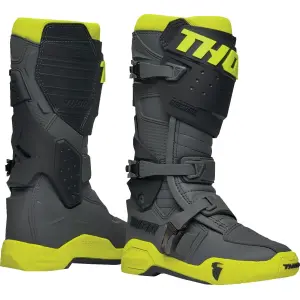 Botas Radiais MX - Cinza, Amarelo Fluorescente - Adulto - 34102747