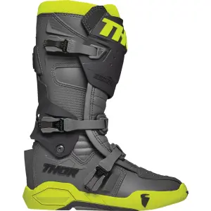Botas Radiais MX - Cinza, Amarelo Fluorescente - Adulto - 34102747