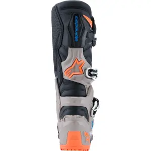 Bottes Tech 7 Enduro - Noir, Orange Fluo, Gris Chaud - Adulte - 34103440