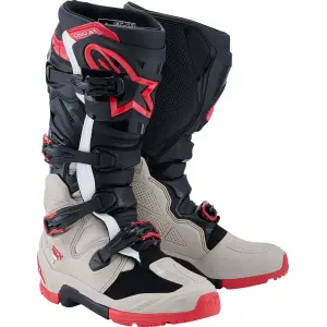 Bottes Tech 7 Enduro - Noir, Rouge Vif, Gris Clair - Adulte - 34103445