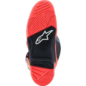 Bottes Tech 7 - Noir, Rose Fluorescent, Rouge Fluorescent - Adulte - 34103396