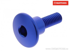 Bouchon de boulon Pro Bolt M6 x 1.00 x 22 mm aluminium bleu - JM