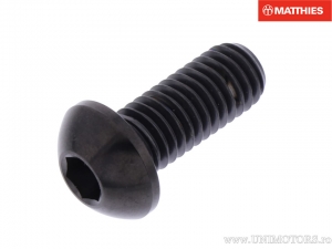 Boulon capuchon bombe Pro Bolt M8 x 1.25 x 20 mm titane noir - JM