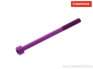 Bout dop Pro Bolt M6 x 1.00 x 75 mm aluminium violet - JM