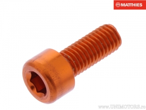 Bout dop Pro Bolt M8 x 1.25 x 20 mm aluminium oranje - JM