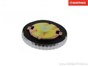 Busão universal cromado sem chave com diâmetro externo: 85mm e diâmetro interno 58mm - JM