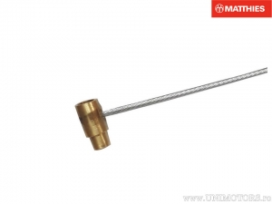 Câble intérieur 1.50x1600 mm avec capuchon D 6.0x12.5mm - JM