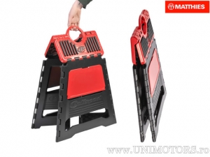 Caballette central Off Road negro/rojo - JM