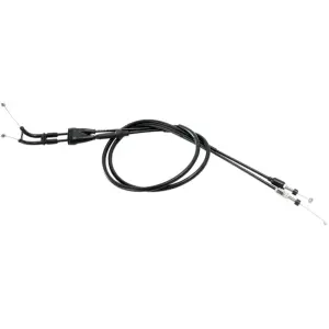 Cable de acelerador con funda de vinilo negro - YAMAHA TT 350 / TT-R 250 / TW 200 Trailway / XT 250 / XT 350 - Moose