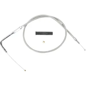 Cable de acelerador trenzado de acero inoxidable - Plateado, sin terminar - 06500297