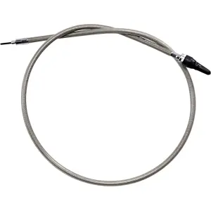 Cable de velocímetro de acero inoxidable trenzado Armor Coat para Harley-Davidson - Cromo - 06550064