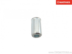 Cable end cap set of 10 pieces length: 12 mm - hole diameter: 3.0mm - outer diameter: 6.3mm - JM to EX