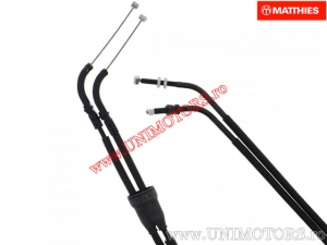 Cabluri acceleratie (set) - Triumph Scrambler 865 ('07) / Scrambler 865 EFI ('08-'09) - JM