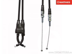 Cabluri acceleratie set - Yamaha TT 350 ('86 si '90-'95) / XT 350 N ('86-'95) - XT 350 H  ('85-'90) - JM