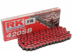 Cadena RK roja 420 SB / 110 - Yamaha RD 80 MX ('81-'84) - RK
