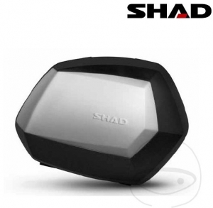Caixas laterais (sidecase) - 2 x 35 litros cor preto/alumínio Modelo Shade SH35 - JM