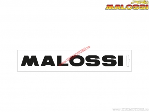 Calcomanía (calca) "Malossi" 14cm - negro - Malossi