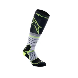Calze MX Pro - Nero, Grigio, Giallo - Adulto - S - 34310827
