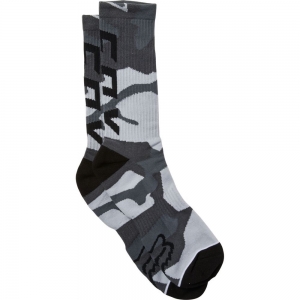 CAMO CUSHIONED CREW SOCK [BLK CAM]: Μέγεθος - S/M