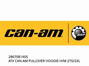 CAN-AM PULLOVER HOODIE H/M 2TG/2XL - 2867081405 - Can-AM