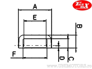 Cap screw M6 - set 10 pcs - TourMax