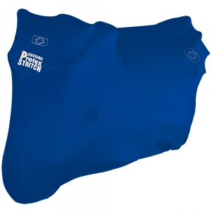 Capa para moto Protex Stretch Indoor Premium Stretch-Fit (Azul) - Oxford