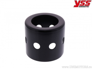 Capac negru telescop 71x100x46mm perforat - YSS