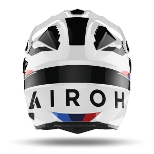 Capacete enduro touring - AIROH COMMANDER SKILL WHITE GLOSS: Tamanho - XXL