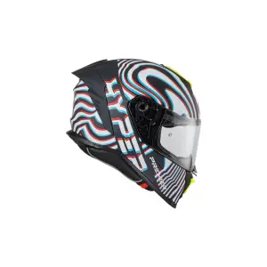 Capacete Hyper PS - Azul, Vermelho, Branco, Preto - Adulto - S - 010118272