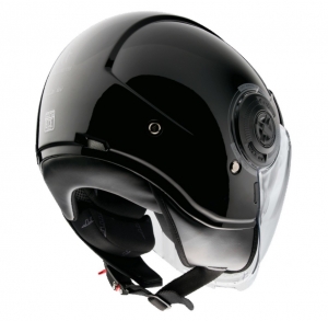 Capacete MT Viale SV Break A1 preto brilhante (óculos de sol integrados)