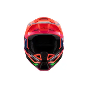 Capacete Youth SM3 Deegan - Laranja, Rosa, Roxo - Juvenil - M - 01111651