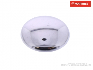 Cappuccio viti cromate M8 set di 12 pezzi argento - JM