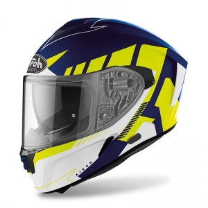 CAPUCHON DE BOUGIE BLEU/JAUNE MATT: Taille - L