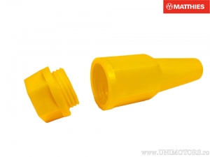 Capuchon de bougie jaune - JM