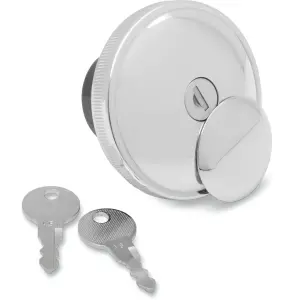 Capuchon de réservoir fileté avec verrouillage - Chrome - 07030228