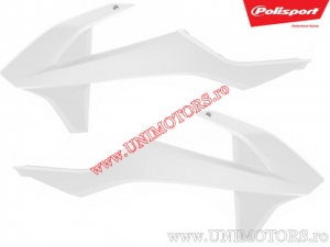 Carénage de radiateur blanc - KTM SX 65 ('16-'19) - Polisport