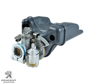 Carburator + filtru aer complet - Moped Peugeot 103 Chrono / 103 MVL/- 103 SP / 104 / GL 10 2T AC 50cc (Gurtner D12G) - Peugeot