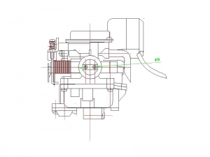 Carburator V.3 - Aprilia Scarabeo 50 4T AC 02-06 ZD4TG0 / Zongshen ZS50QT-4 (Cab 50) - Naraku